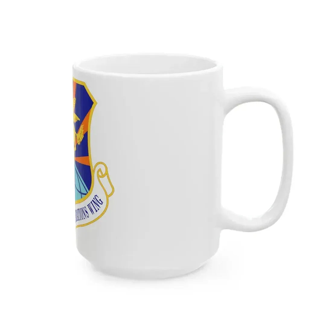 515 Air Mobility Operations Wing AMC (U.S. Air Force) White Coffee Mug - Go Mug Yourself