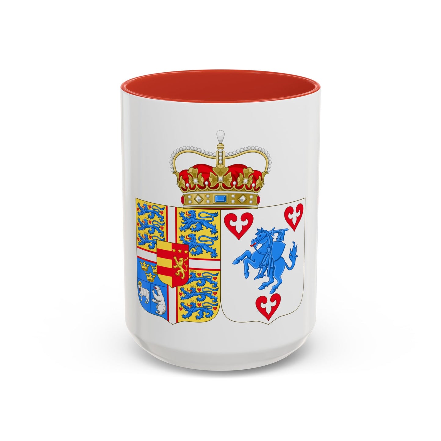 Coat of arms of Princess Marie of Denmark - Accent Coffee Mug
