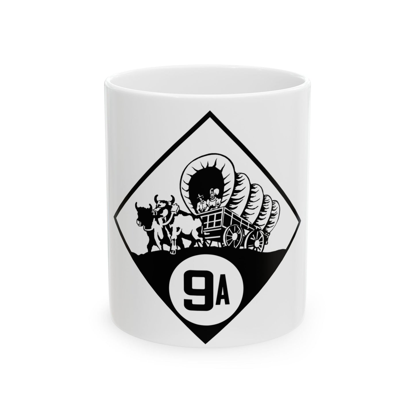 N-9A 1926 (Nebraska) (Road Sign) White Coffee Mug