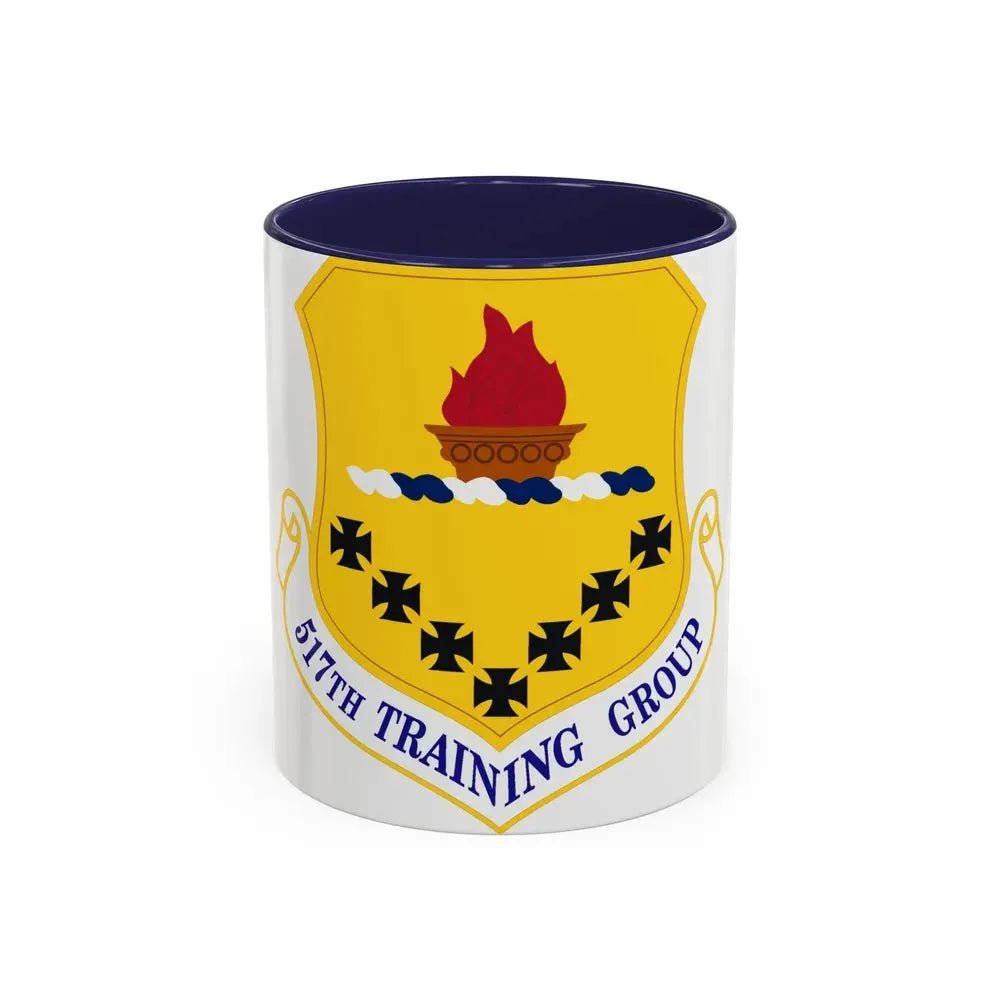 517 Training Group AETC (U.S. Air Force) Accent Coffee Mug 11oz Navy - Go Mug Yourself