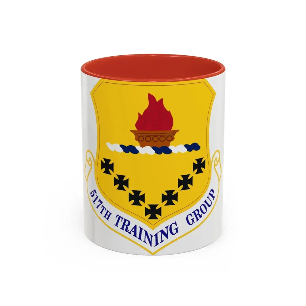 517 Training Group AETC (U.S. Air Force) Accent Coffee Mug 11oz Red - Go Mug Yourself