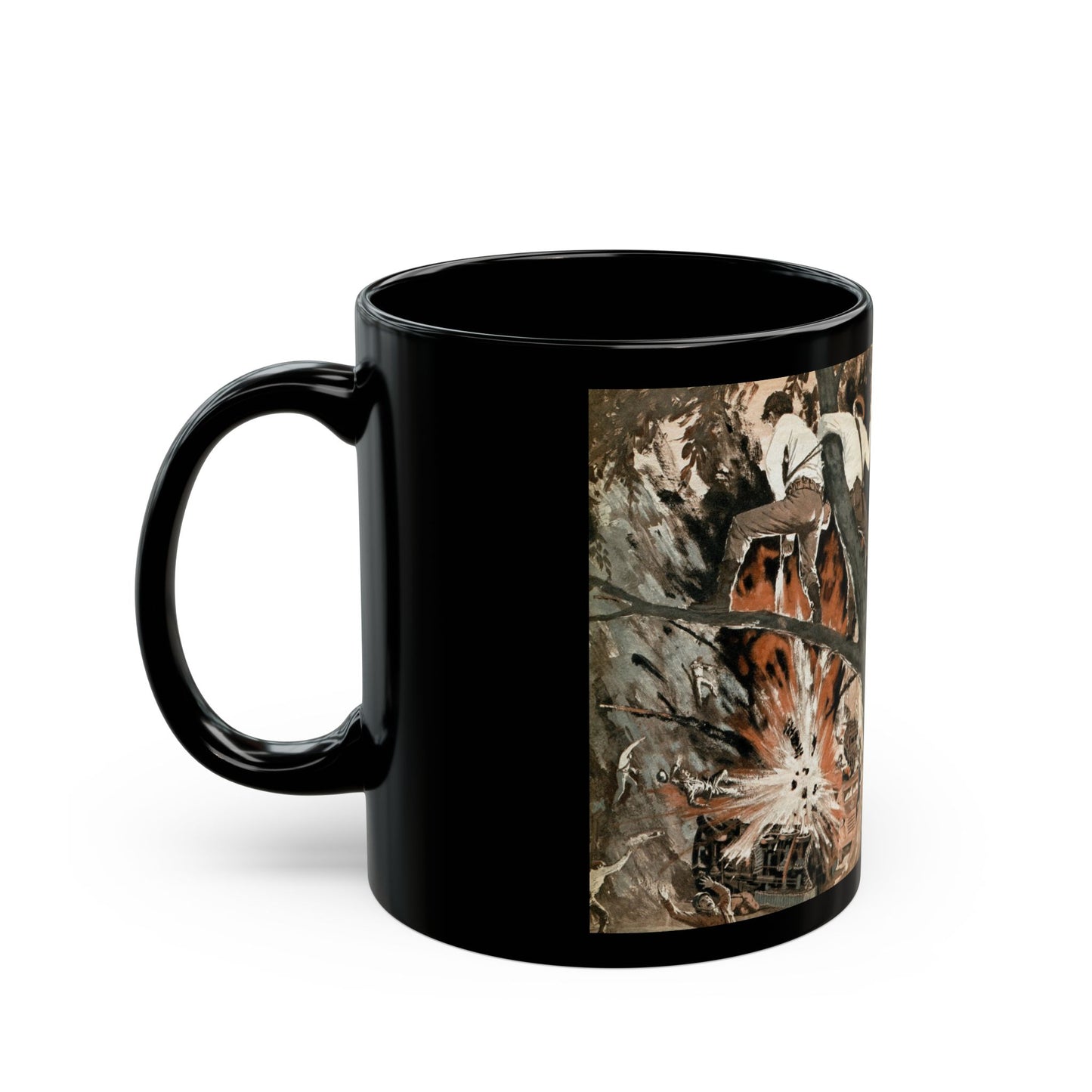 10-Division Roadblock, Stag magazine, July, 1964 - Black Coffee Mug