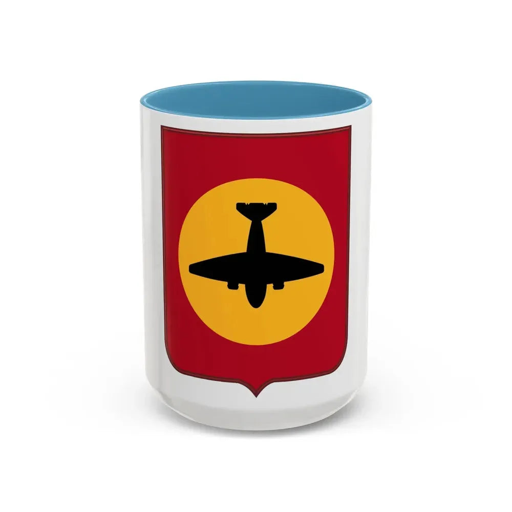 517th Air Defense Artillery Regiment v2 (U.S. Army) Accent Coffee Mug 15oz Light Blue - Go Mug Yourself