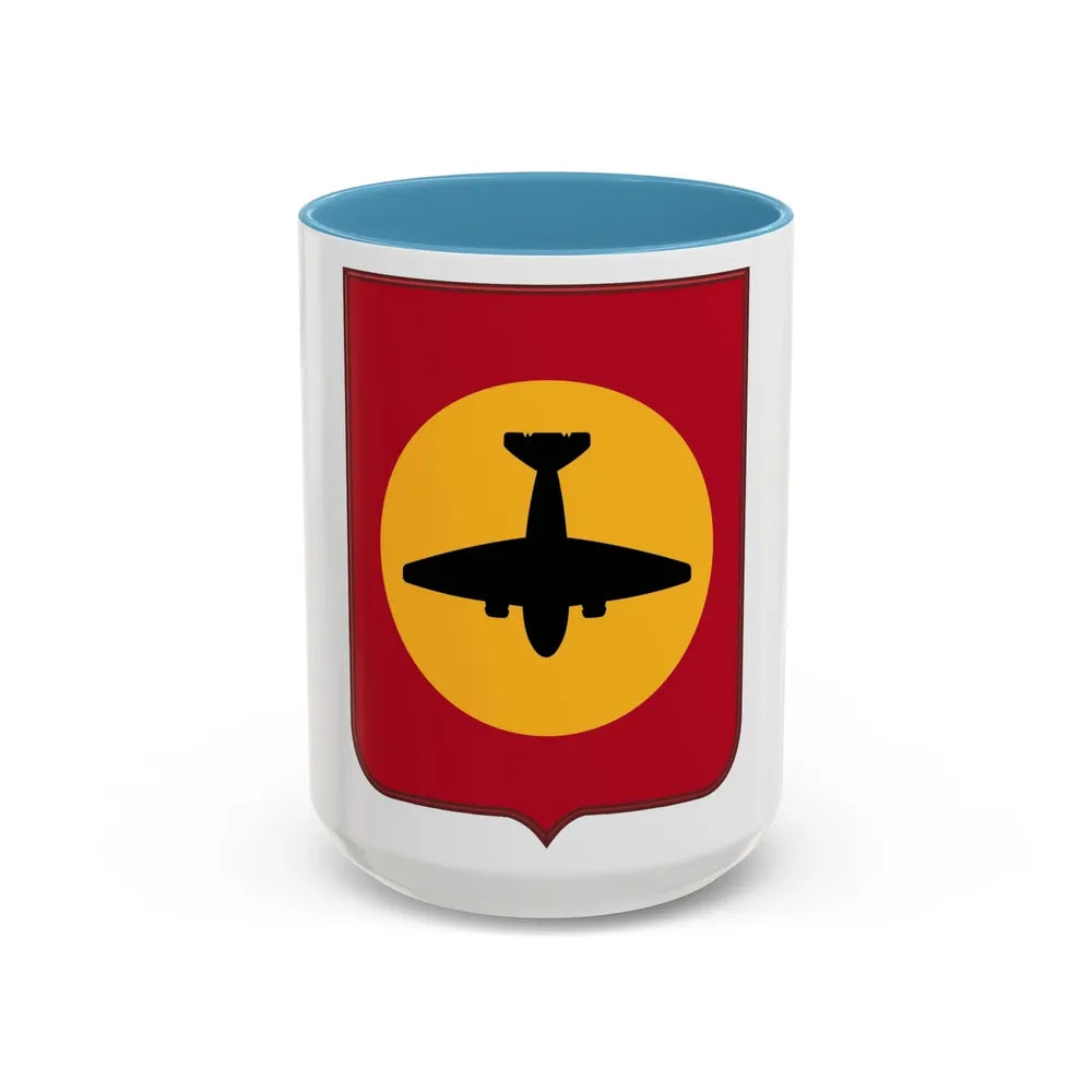 517th Air Defense Artillery Regiment v2 (U.S. Army) Accent Coffee Mug 15oz Light Blue - Go Mug Yourself