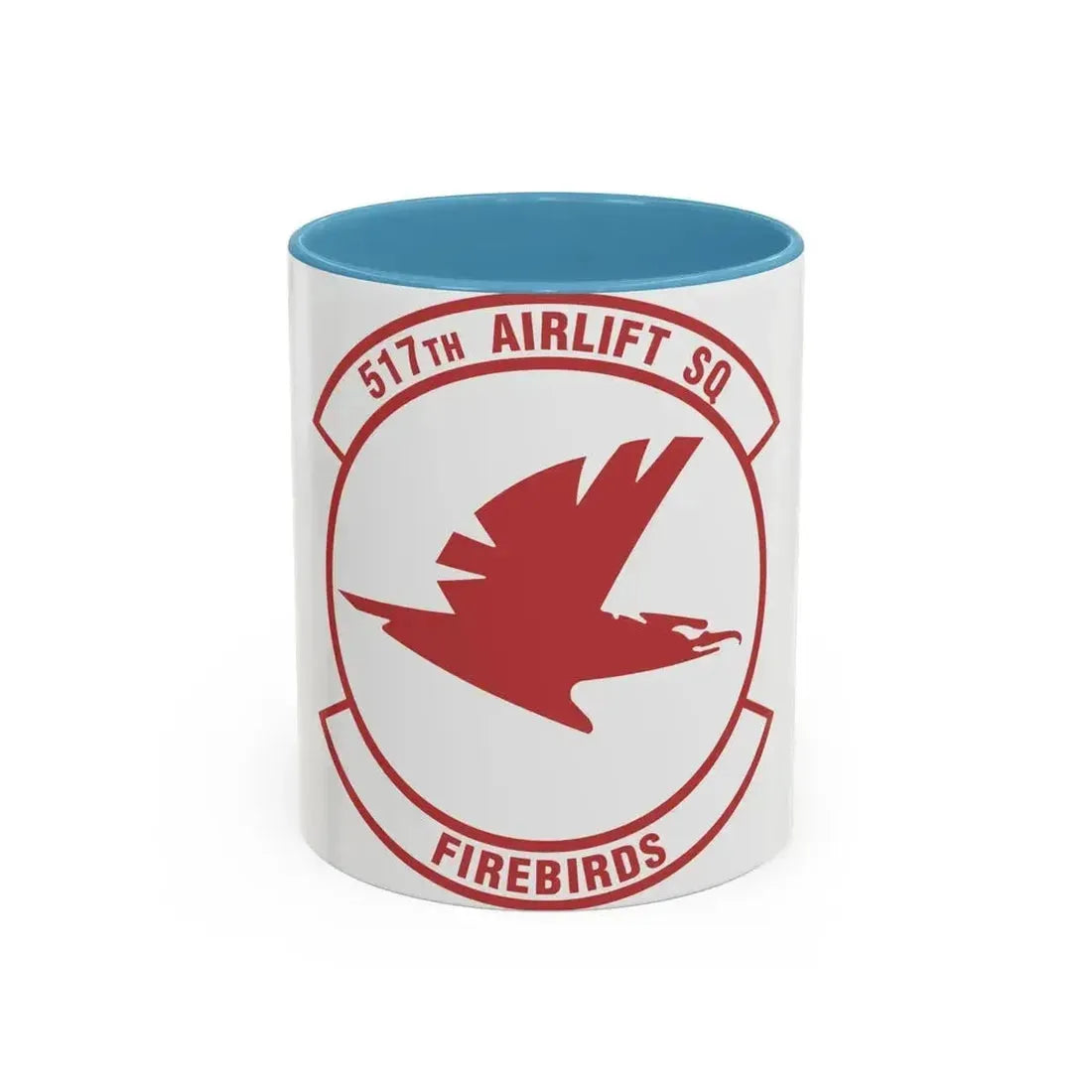 517th Airlift Squadron (U.S. Air Force) Accent Coffee Mug 11oz Light Blue - Go Mug Yourself