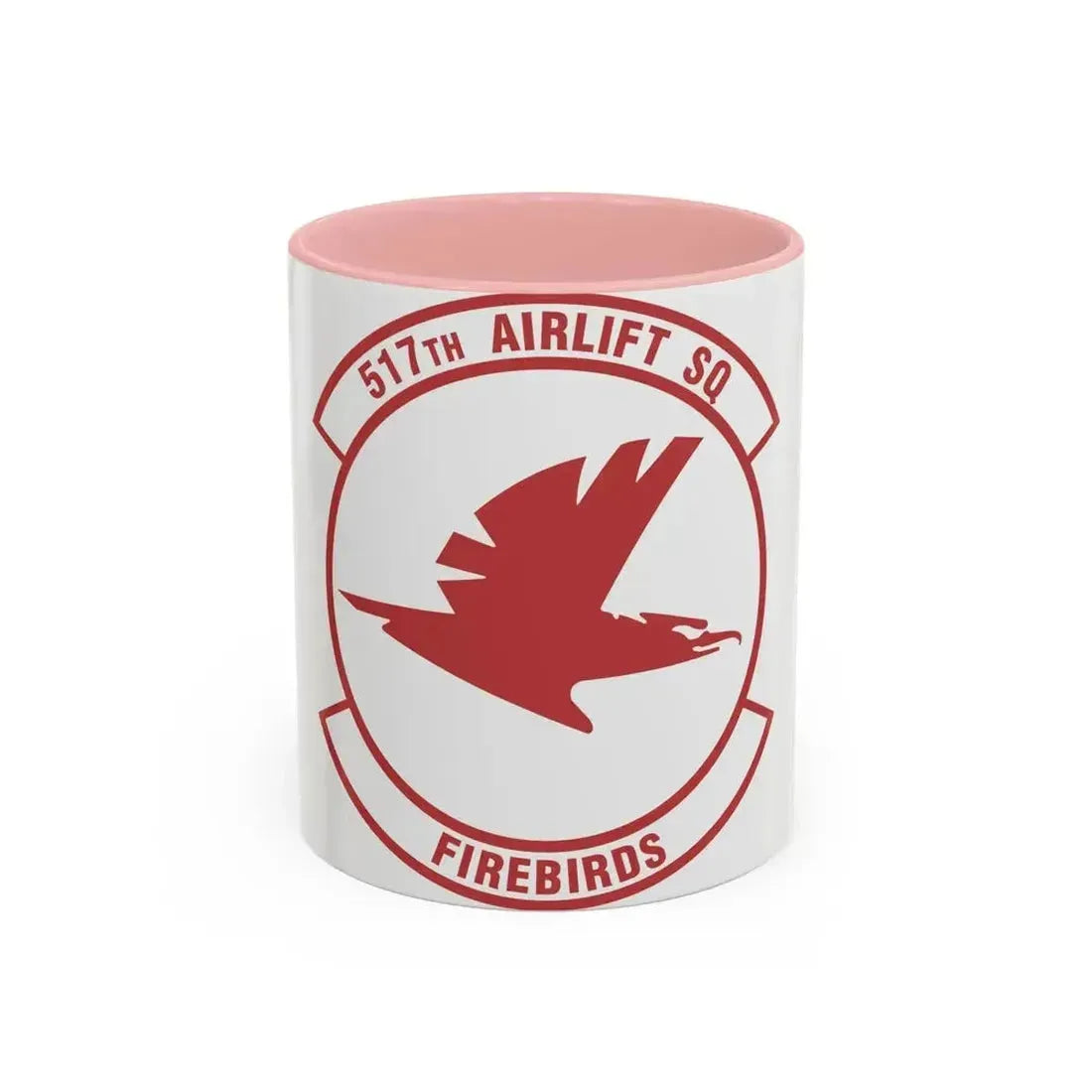 517th Airlift Squadron (U.S. Air Force) Accent Coffee Mug 11oz Pink - Go Mug Yourself
