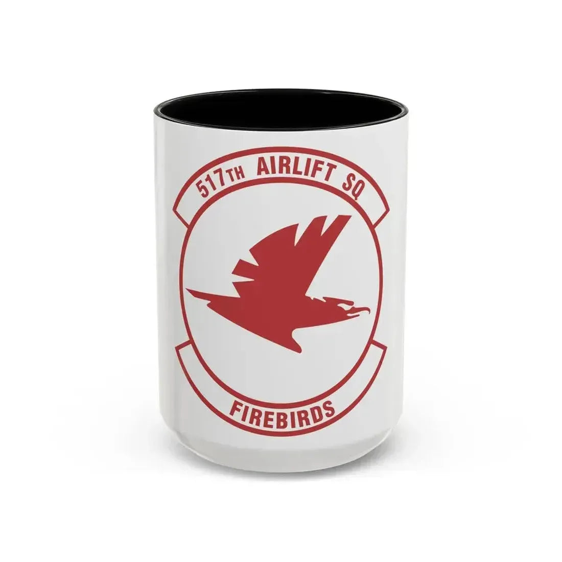 517th Airlift Squadron (U.S. Air Force) Accent Coffee Mug 15oz Black - Go Mug Yourself