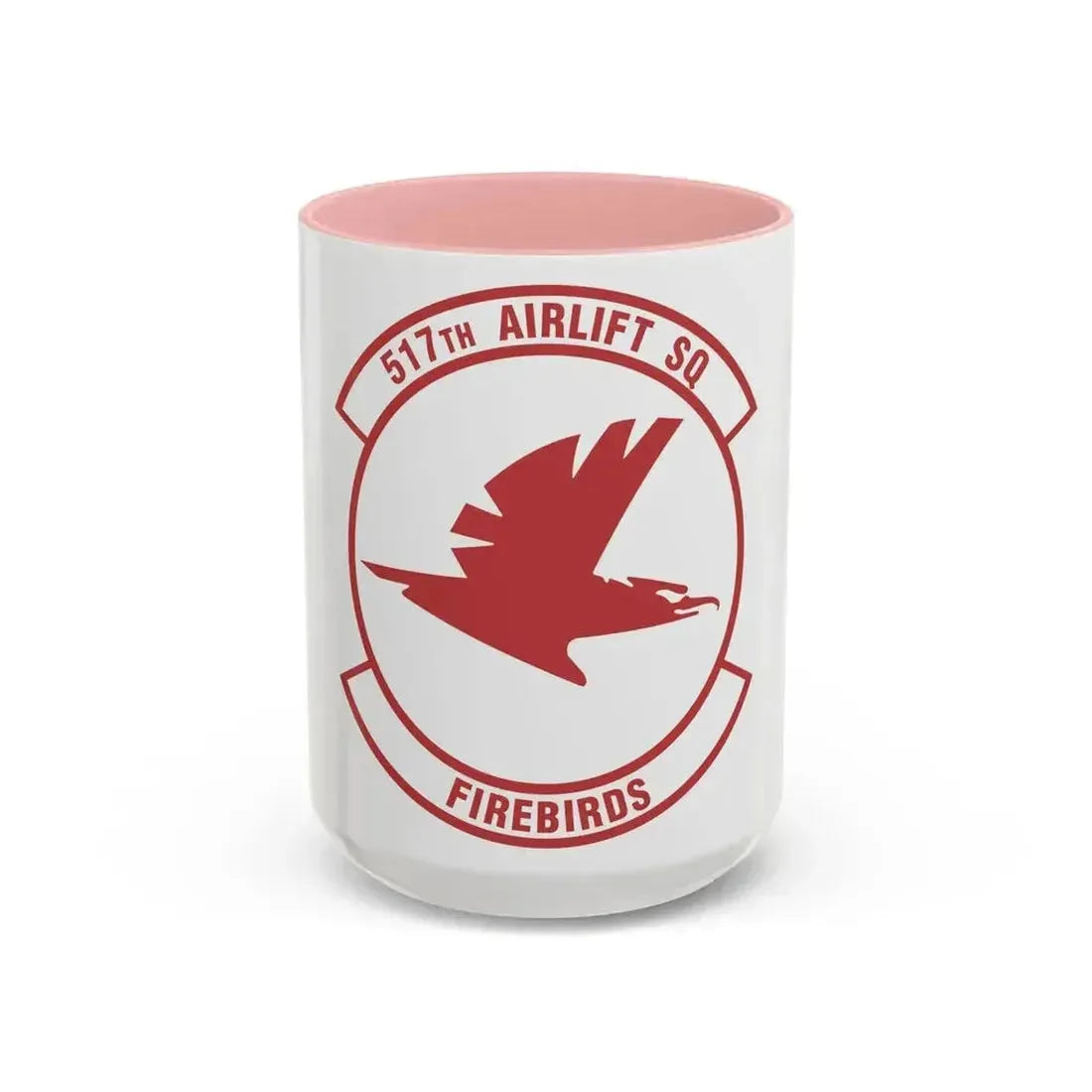517th Airlift Squadron (U.S. Air Force) Accent Coffee Mug 15oz Pink - Go Mug Yourself