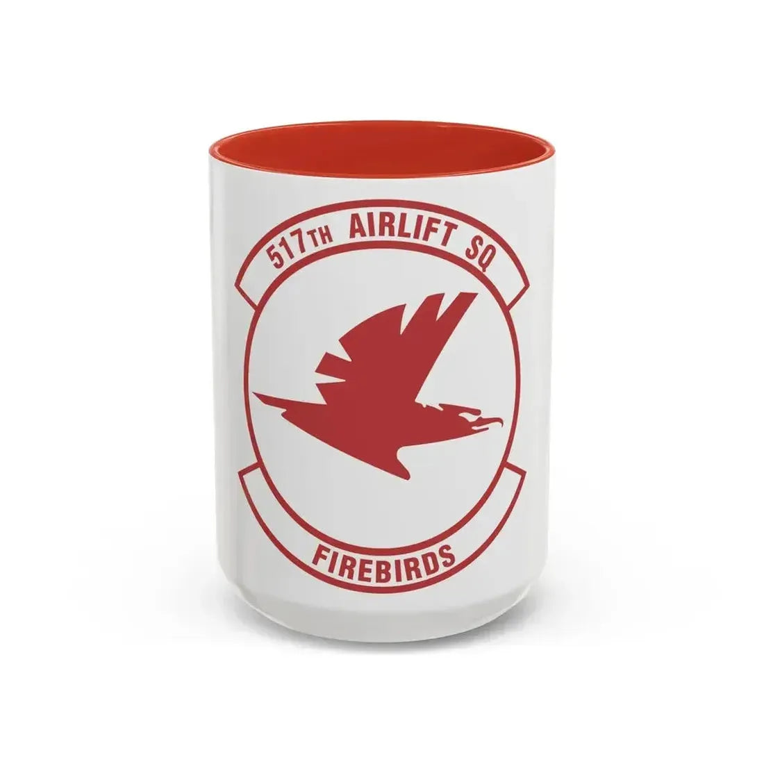 517th Airlift Squadron (U.S. Air Force) Accent Coffee Mug 15oz Red - Go Mug Yourself