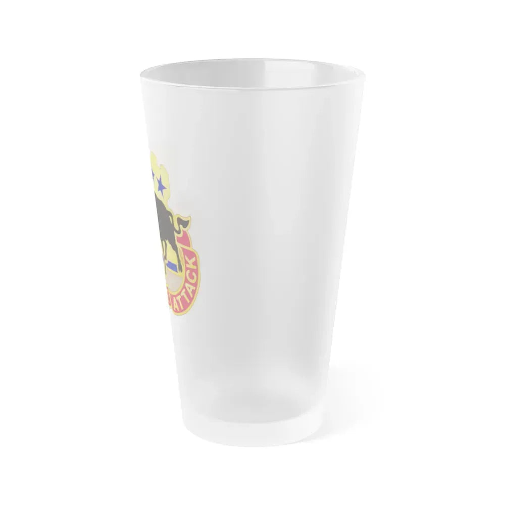 518 Sustainment Brigade 3 (U.S. Army) Frosted Pint Glass 16oz - Go Mug Yourself