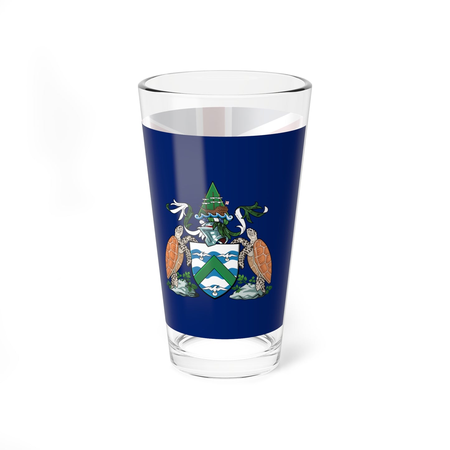 Flag of Ascension Island (United Kingdom) Pint Glass 16oz