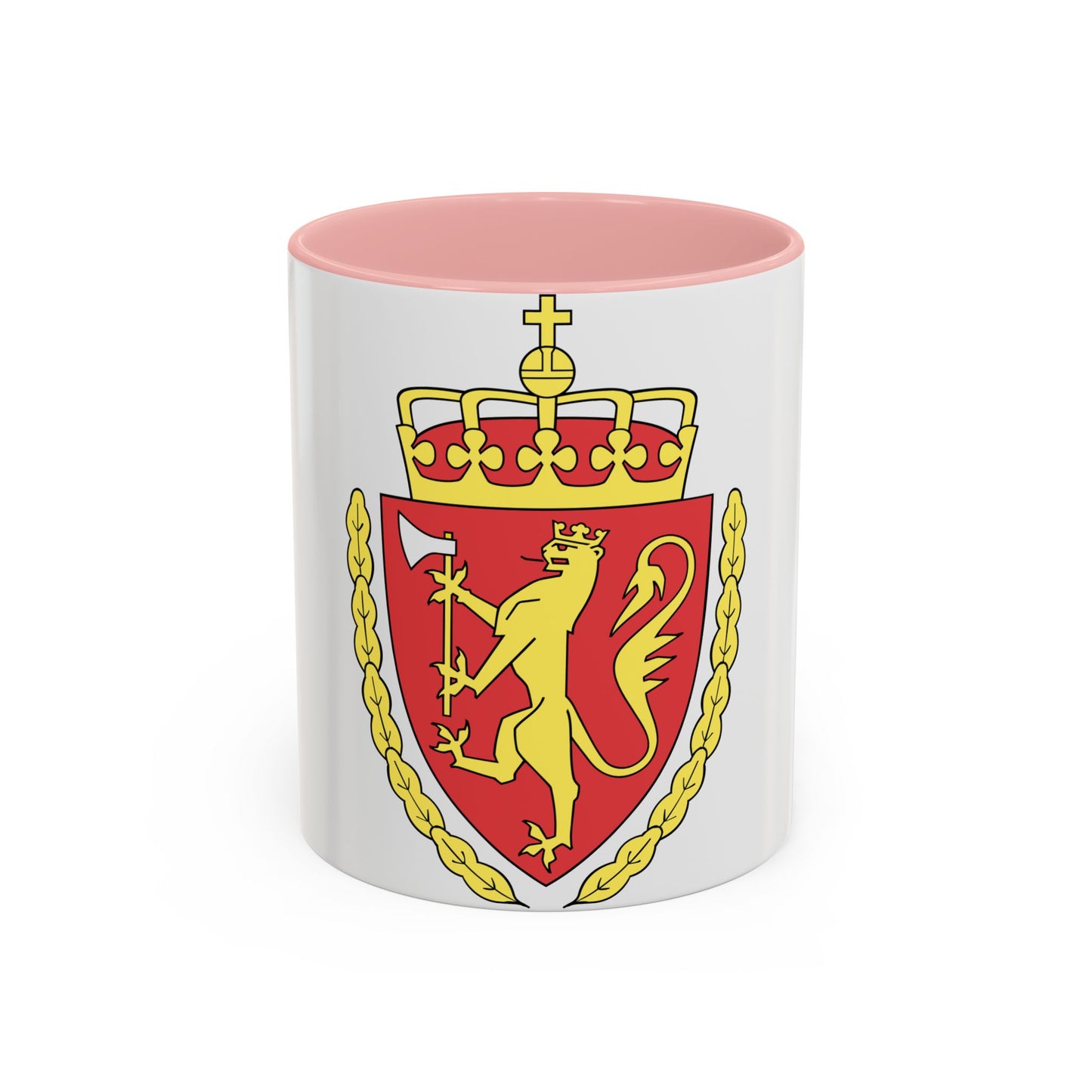 Coat of arms of the Norwegian Customs Service - Accent Coffee Mug