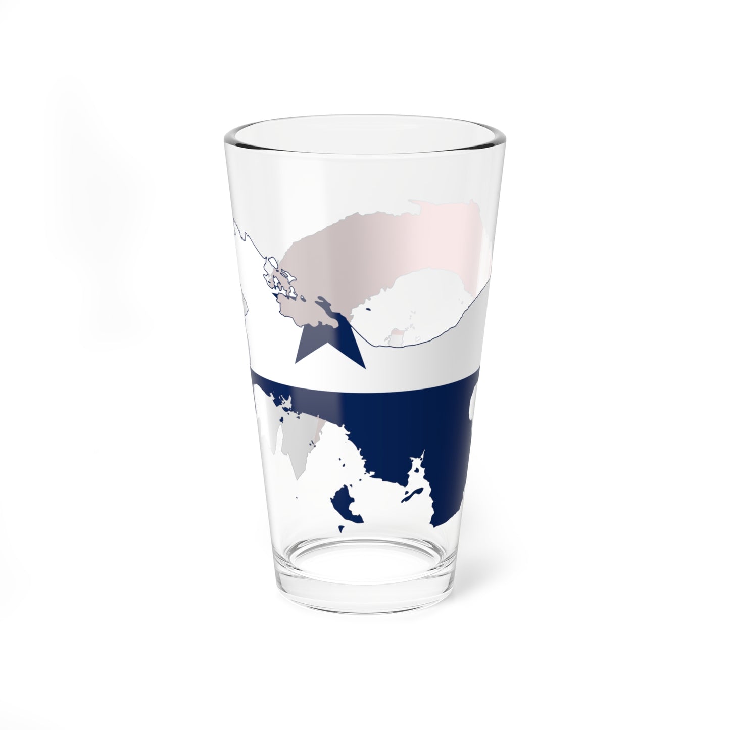 Flag-map of Panama (Panama) Pint Glass 16oz