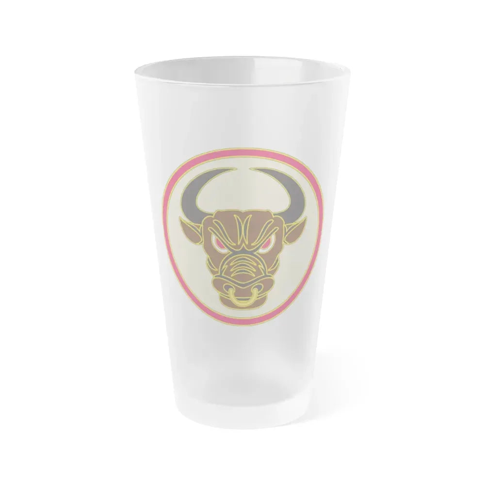 518th Sustainment Brigade (U.S. Army) Frosted Pint Glass 16oz Default Title - Go Mug Yourself