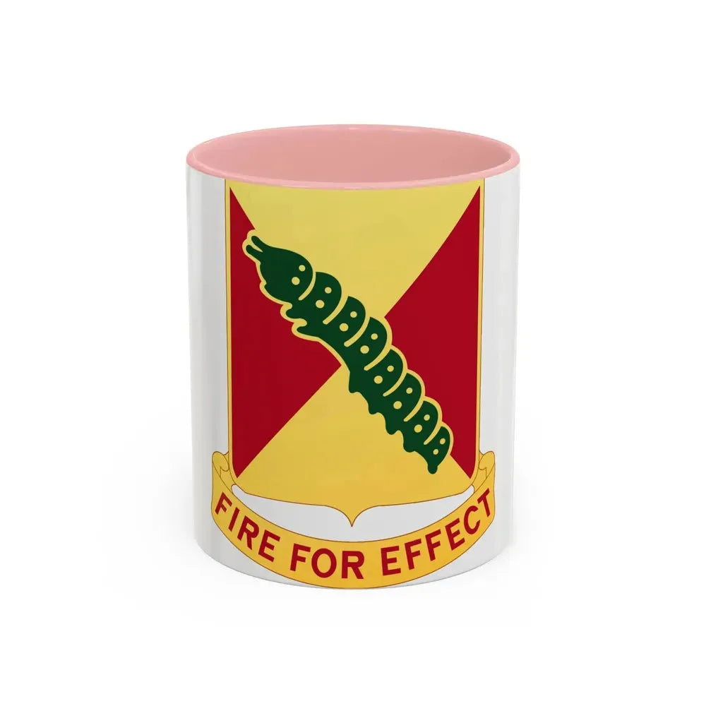 51st Air Defense Artillery Regiment (U.S. Army) Accent Coffee Mug 11oz Pink - Go Mug Yourself
