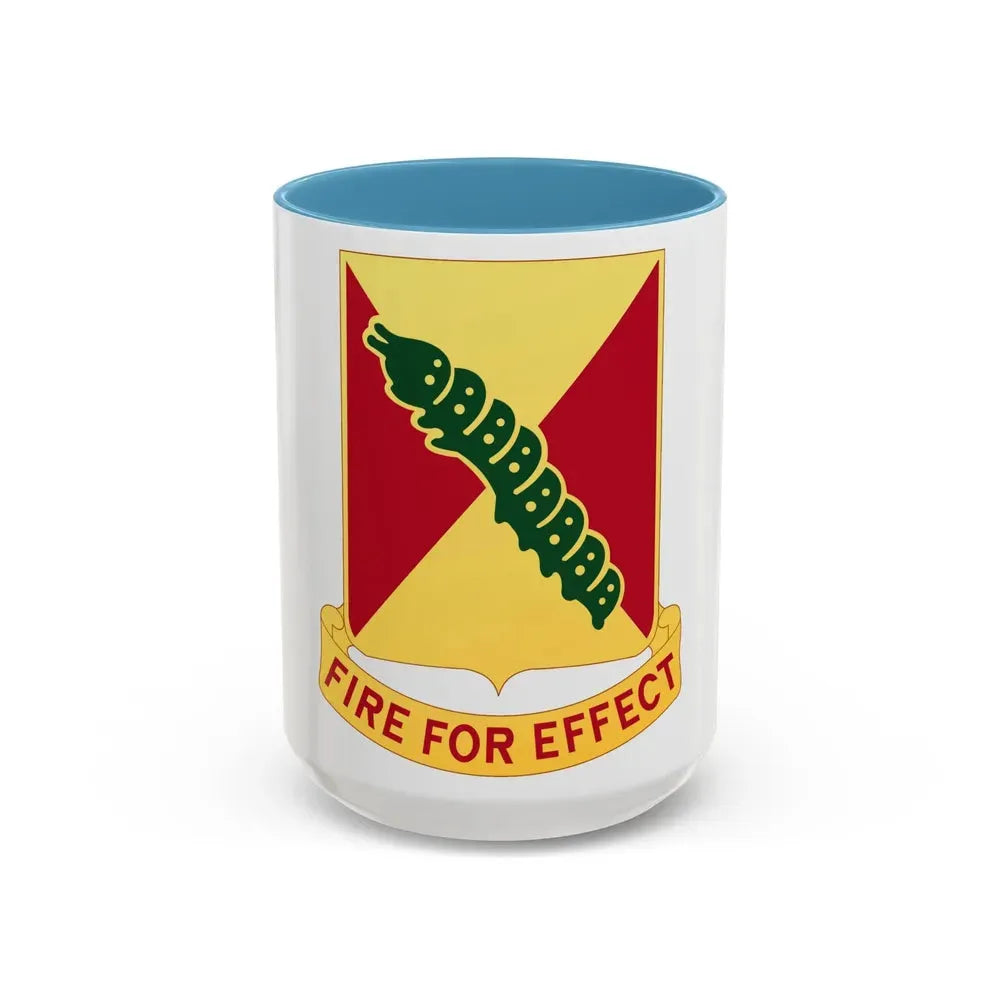 51st Air Defense Artillery Regiment (U.S. Army) Accent Coffee Mug 15oz Light Blue - Go Mug Yourself