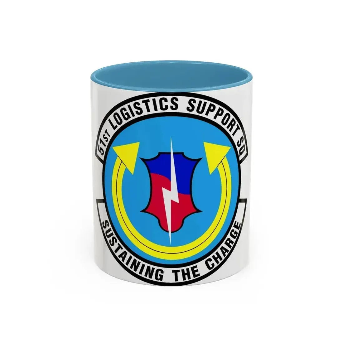 51st Logistics Support Squadron (U.S. Air Force) Accent Coffee Mug 11oz Light Blue - Go Mug Yourself