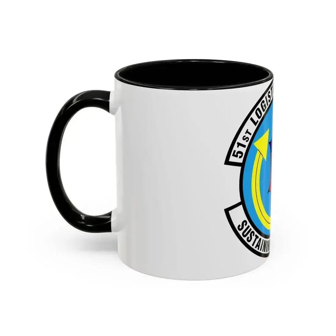51st Logistics Support Squadron (U.S. Air Force) Accent Coffee Mug - Go Mug Yourself