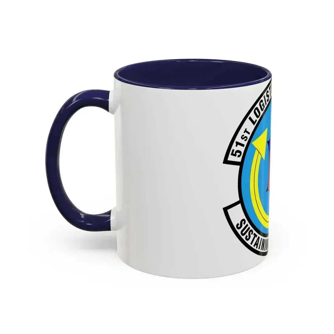51st Logistics Support Squadron (U.S. Air Force) Accent Coffee Mug - Go Mug Yourself