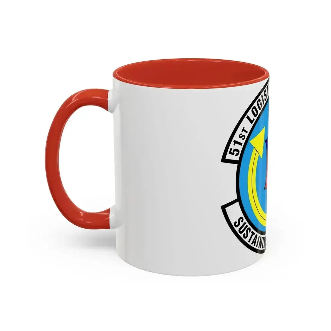 51st Logistics Support Squadron (U.S. Air Force) Accent Coffee Mug - Go Mug Yourself
