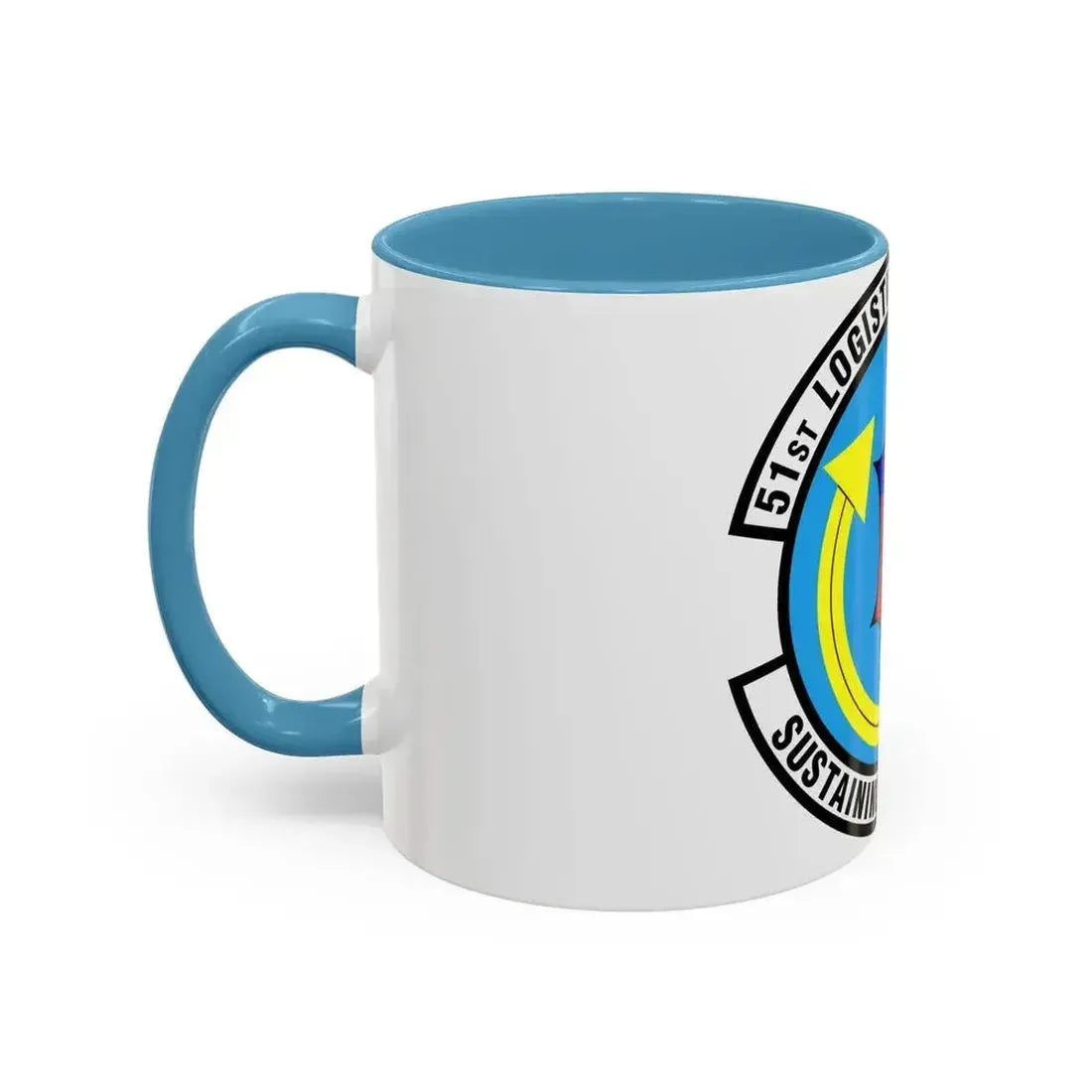 51st Logistics Support Squadron (U.S. Air Force) Accent Coffee Mug - Go Mug Yourself
