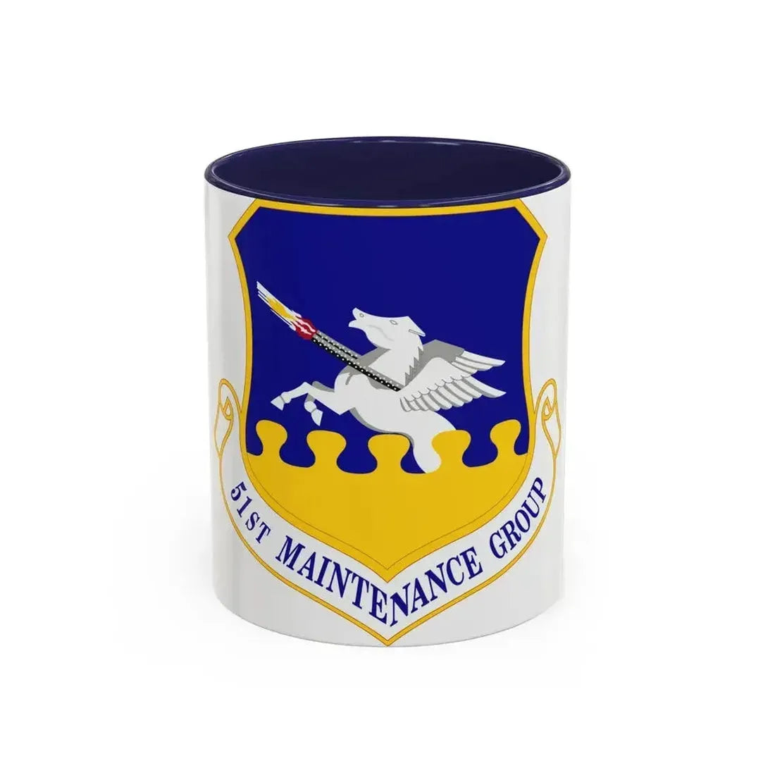 51st Maintenance Group (U.S. Air Force) Accent Coffee Mug 11oz Navy - Go Mug Yourself