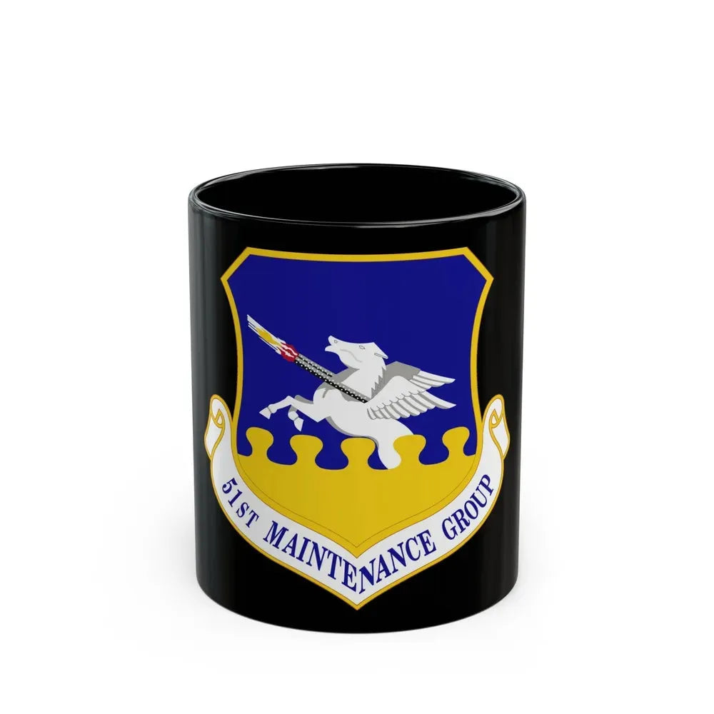51st Maintenance Group (U.S. Air Force) Black Coffee Mug 11oz - Go Mug Yourself