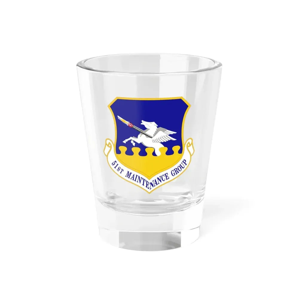 51st Maintenance Group (U.S. Air Force) Shot Glass 1.5oz 1.5oz - Go Mug Yourself