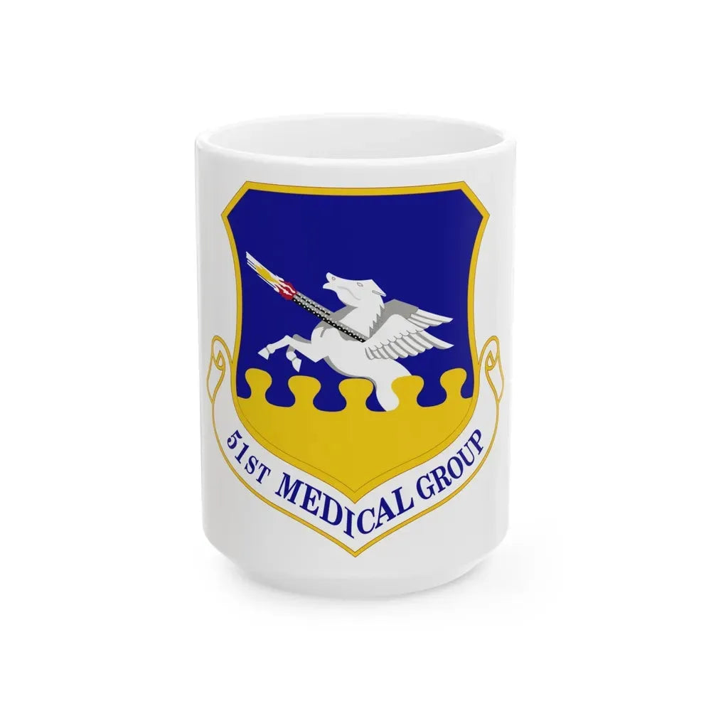 51st Medical Group (U.S. Air Force) White Coffee Mug 15oz - Go Mug Yourself