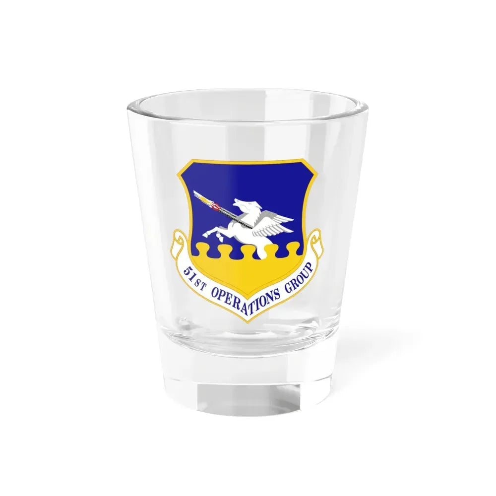 51st Operations Group (U.S. Air Force) Shot Glass 1.5oz 1.5oz - Go Mug Yourself