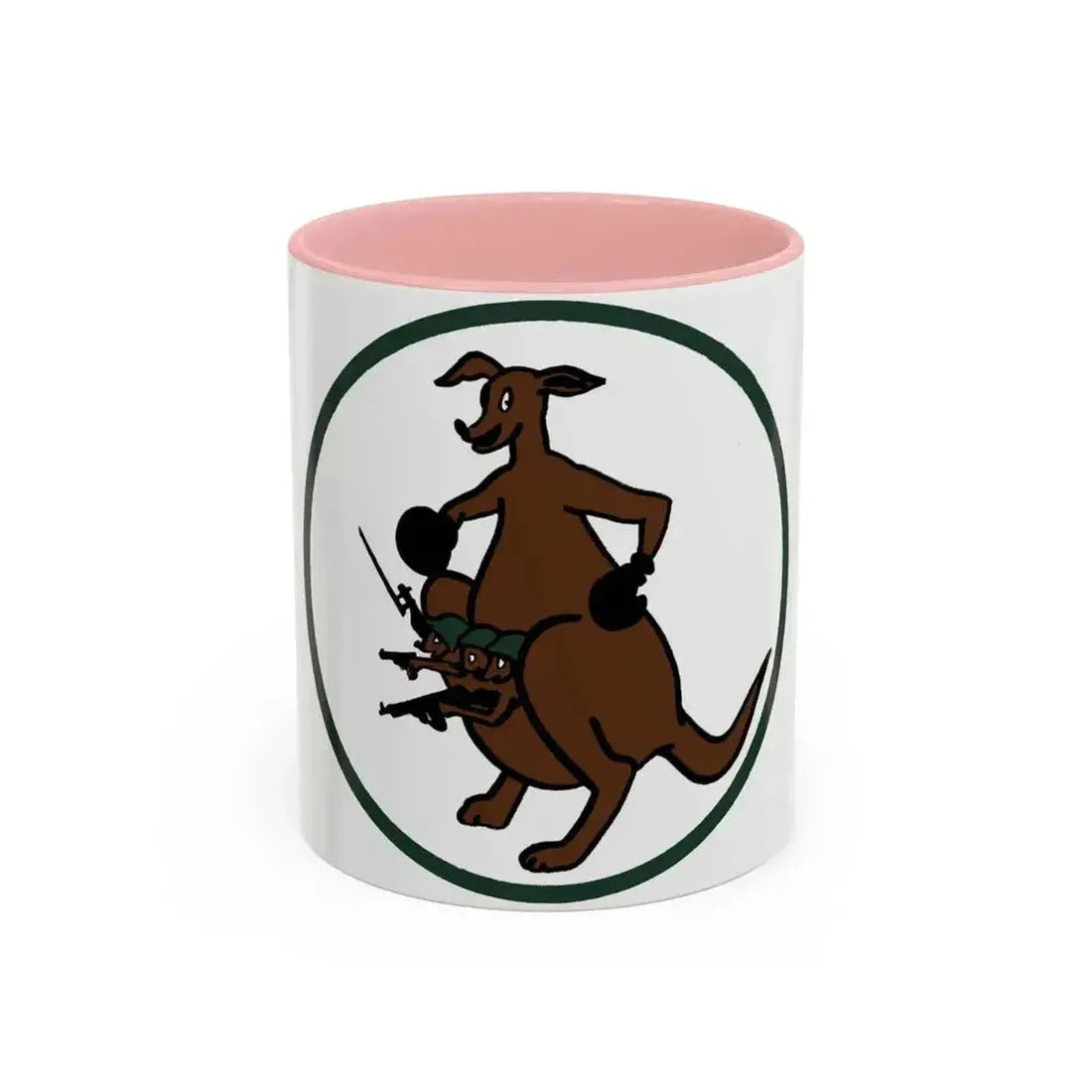 52 Airlift Squadron AMC (U.S. Air Force) Accent Coffee Mug 11oz Pink - Go Mug Yourself