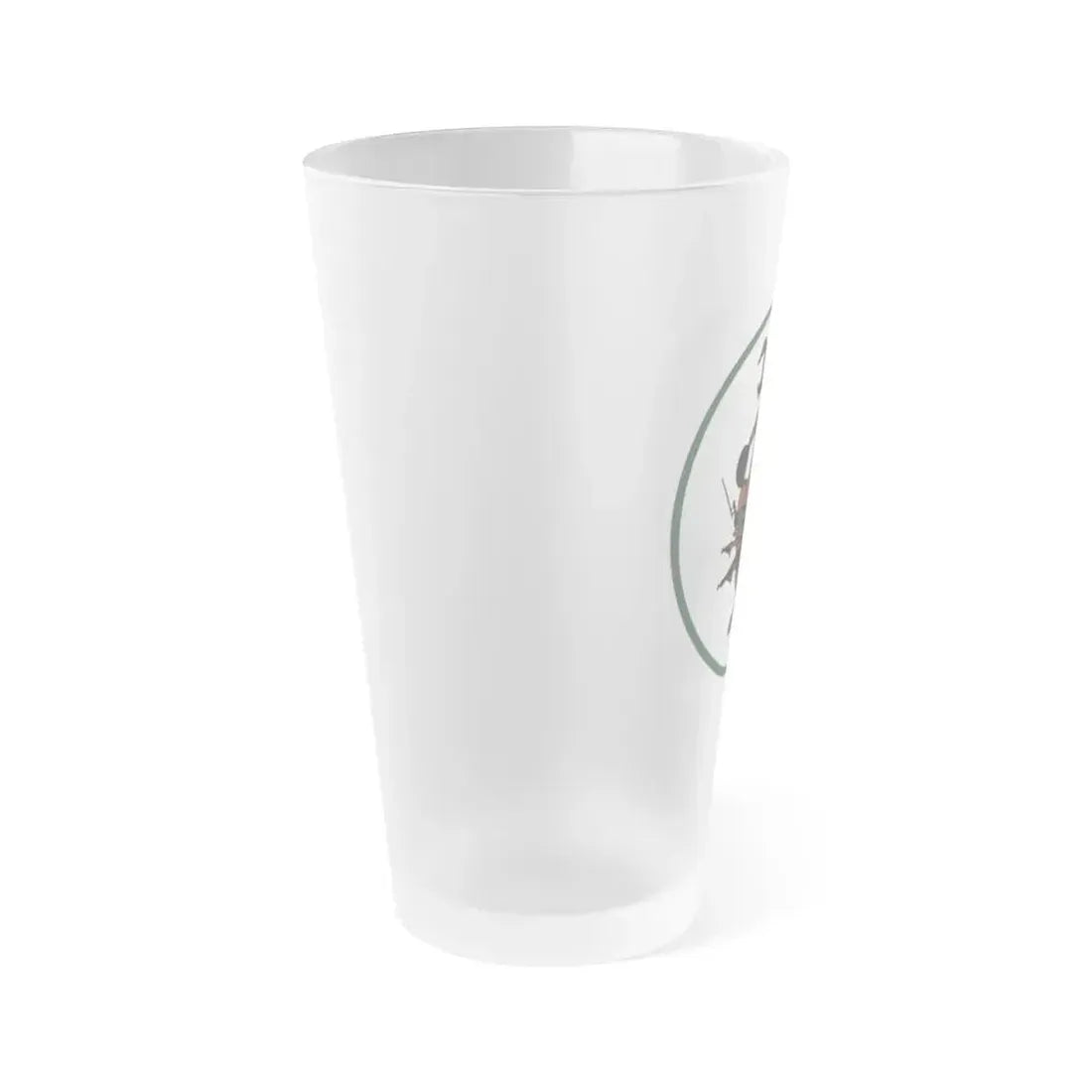52 Airlift Squadron AMC (U.S. Air Force) Frosted Pint Glass 16oz - Go Mug Yourself