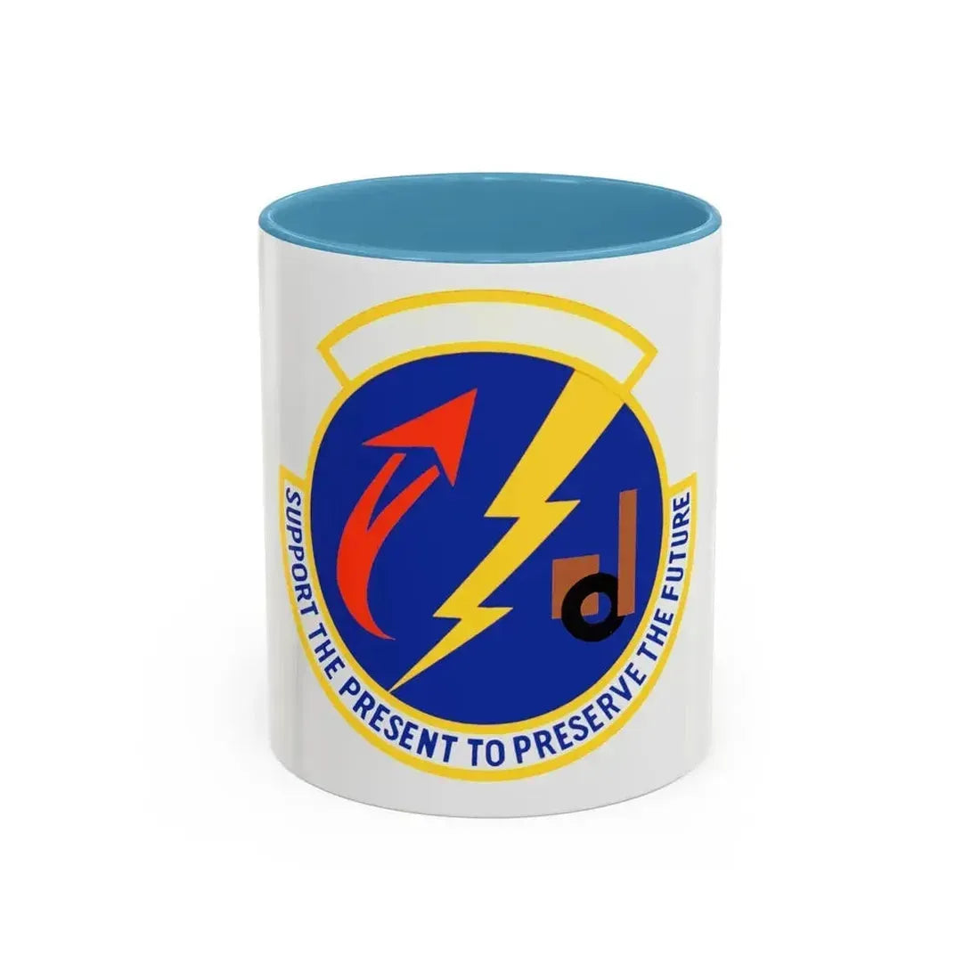 52 Logistics Readiness Sq USAFE (U.S. Air Force) Accent Coffee Mug 11oz Light Blue - Go Mug Yourself