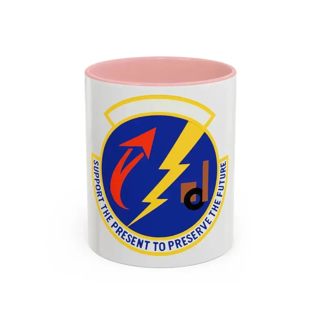 52 Logistics Readiness Sq USAFE (U.S. Air Force) Accent Coffee Mug 11oz Pink - Go Mug Yourself