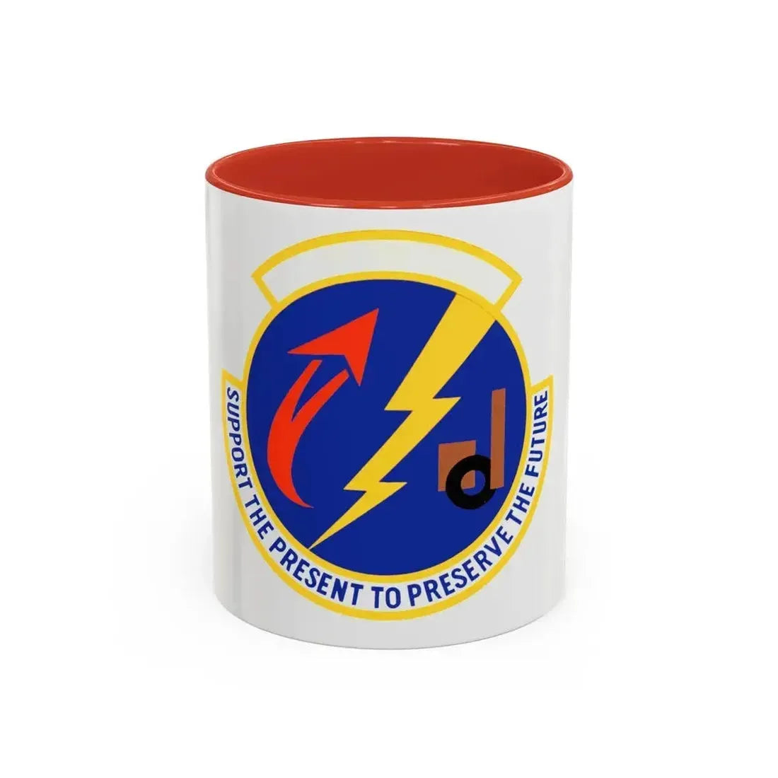 52 Logistics Readiness Sq USAFE (U.S. Air Force) Accent Coffee Mug 11oz Red - Go Mug Yourself