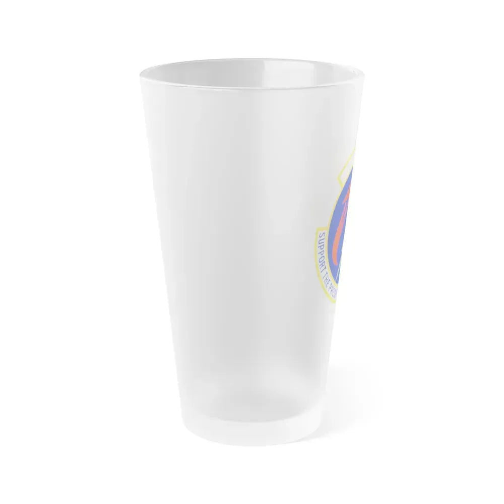 52 Logistics Readiness Sq USAFE (U.S. Air Force) Frosted Pint Glass 16oz - Go Mug Yourself