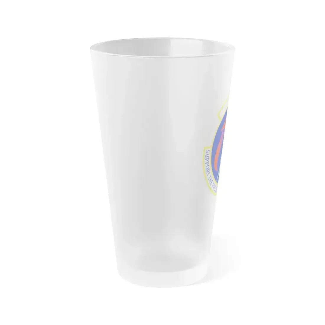 52 Logistics Readiness Sq USAFE (U.S. Air Force) Frosted Pint Glass 16oz - Go Mug Yourself