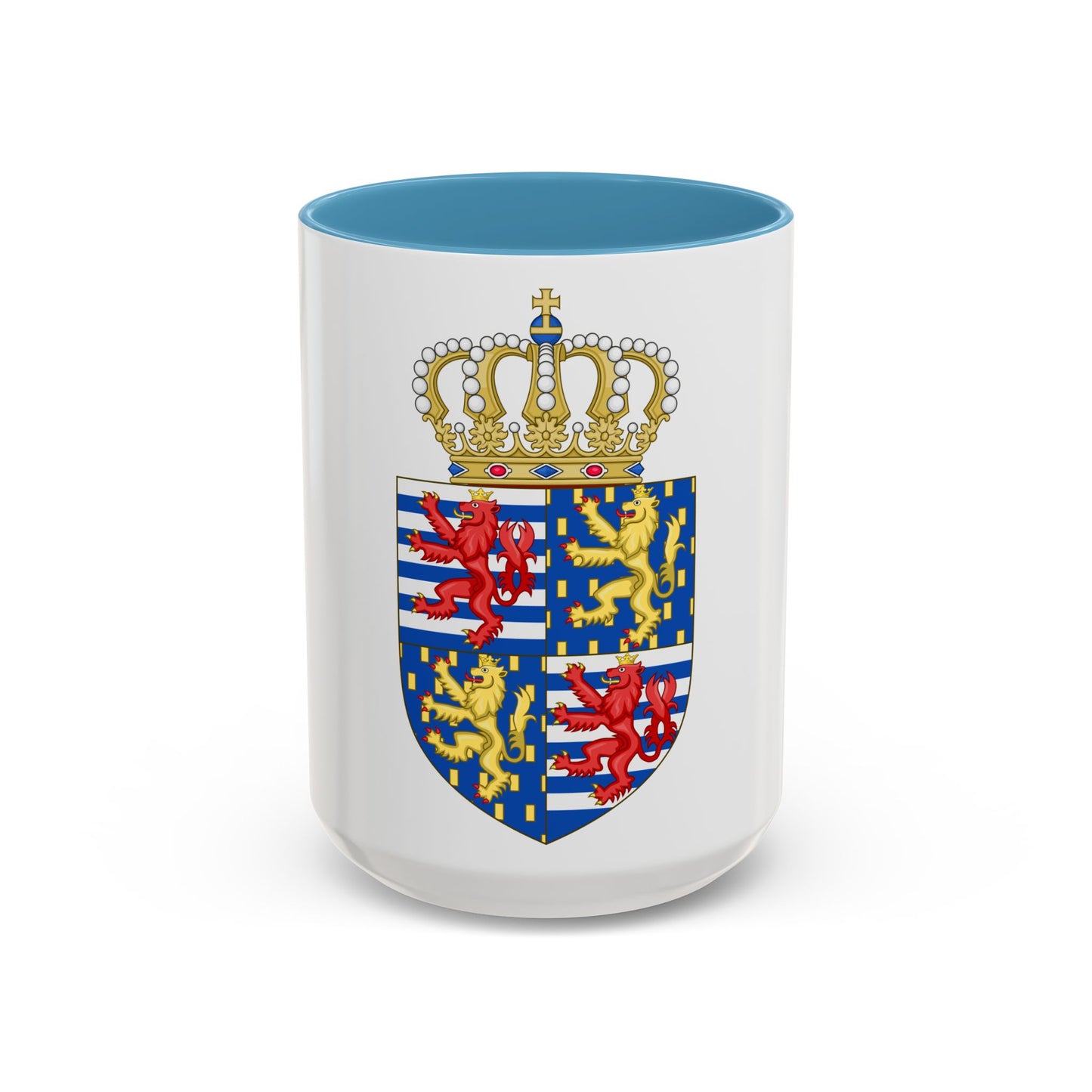 Lesser coat of arms of the Grand Duke of Luxembourg (2000) - Accent Coffee Mug