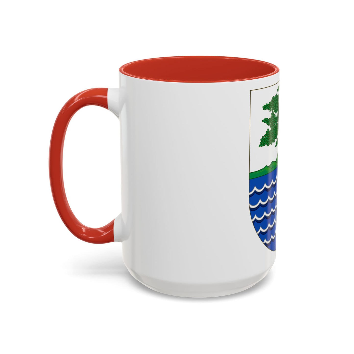 Coat of Arms of the Portuguese and Spanish Guinea - Accent Coffee Mug