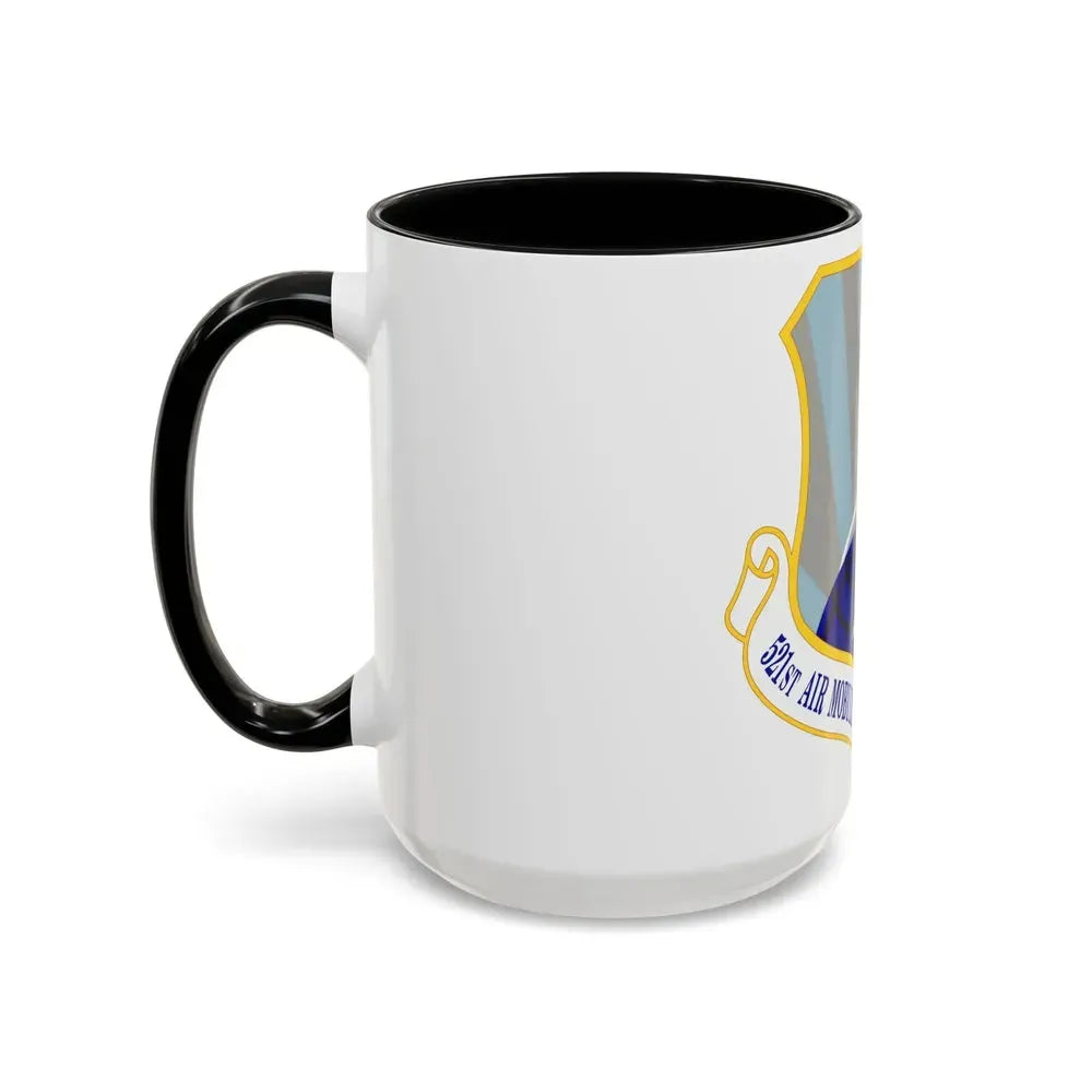 521st Air Mobility Operations Wing (U.S. Air Force) Accent Coffee Mug - Go Mug Yourself