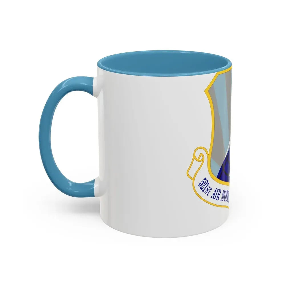 521st Air Mobility Operations Wing (U.S. Air Force) Accent Coffee Mug - Go Mug Yourself
