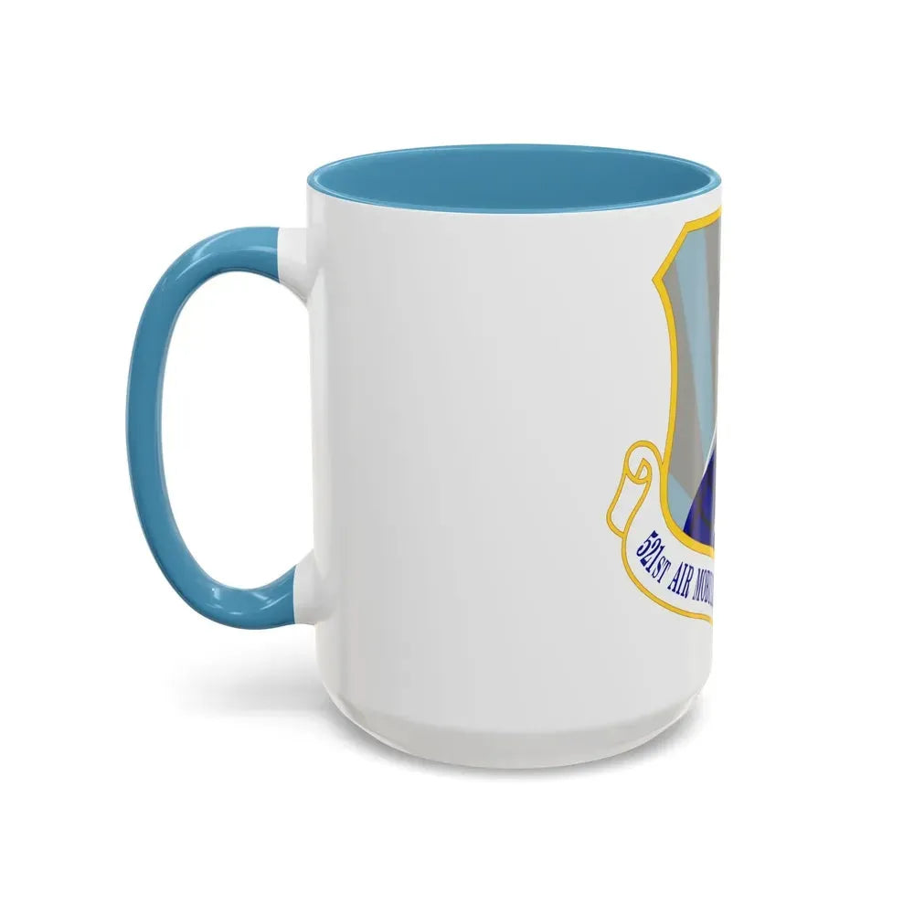 521st Air Mobility Operations Wing (U.S. Air Force) Accent Coffee Mug - Go Mug Yourself