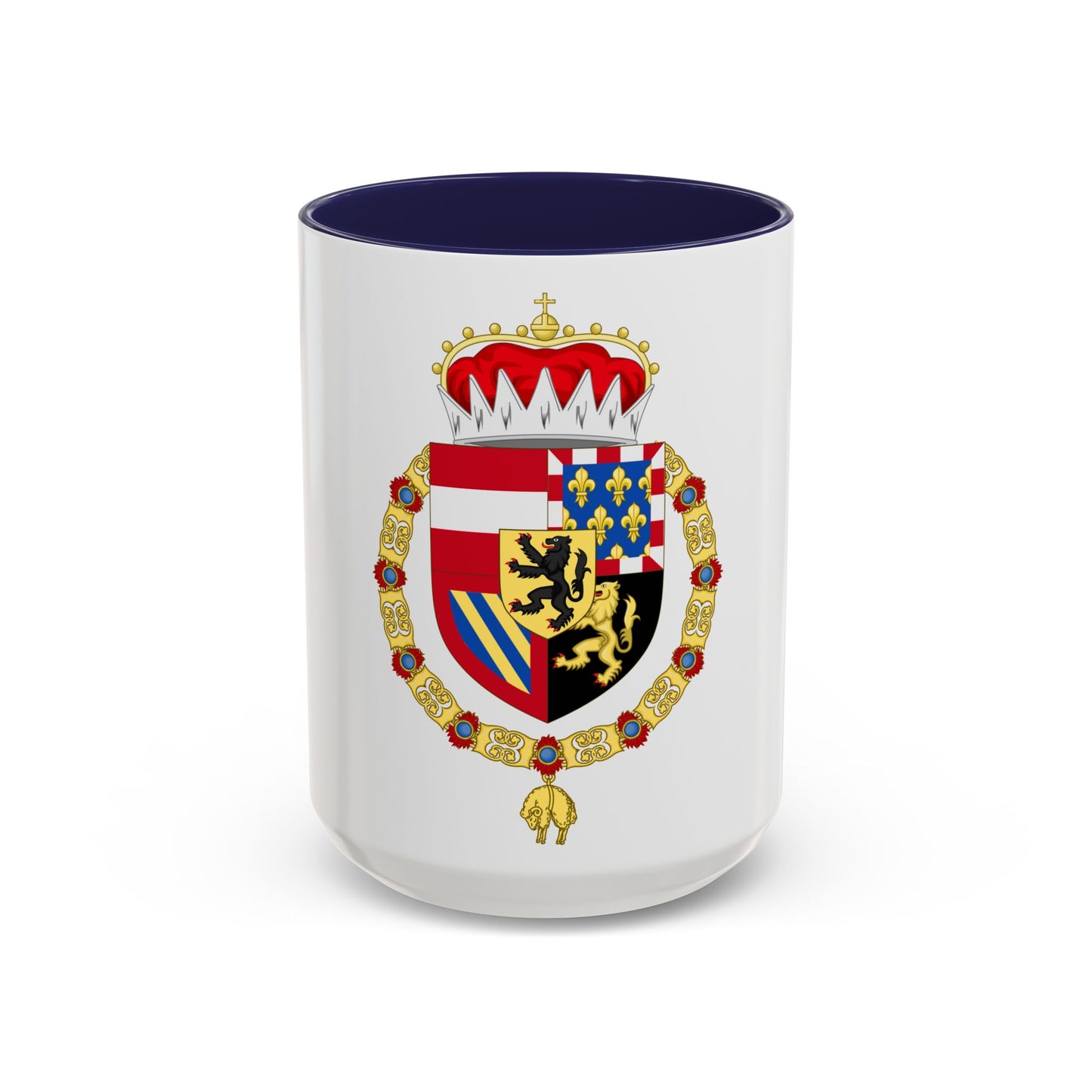 Coat of Arms of Philip IV of Burgundy - Accent Coffee Mug