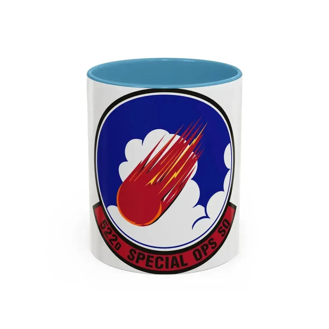 522d Special Operations Squadron (U.S. Air Force) Accent Coffee Mug 11oz Light Blue - Go Mug Yourself