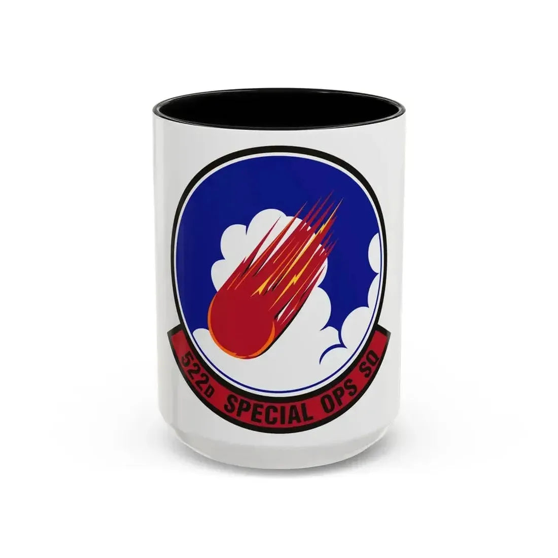 522d Special Operations Squadron (U.S. Air Force) Accent Coffee Mug 15oz Black - Go Mug Yourself
