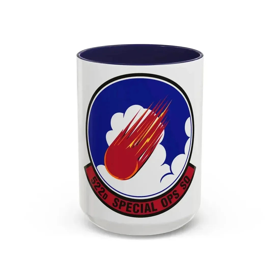 522d Special Operations Squadron (U.S. Air Force) Accent Coffee Mug 15oz Navy - Go Mug Yourself