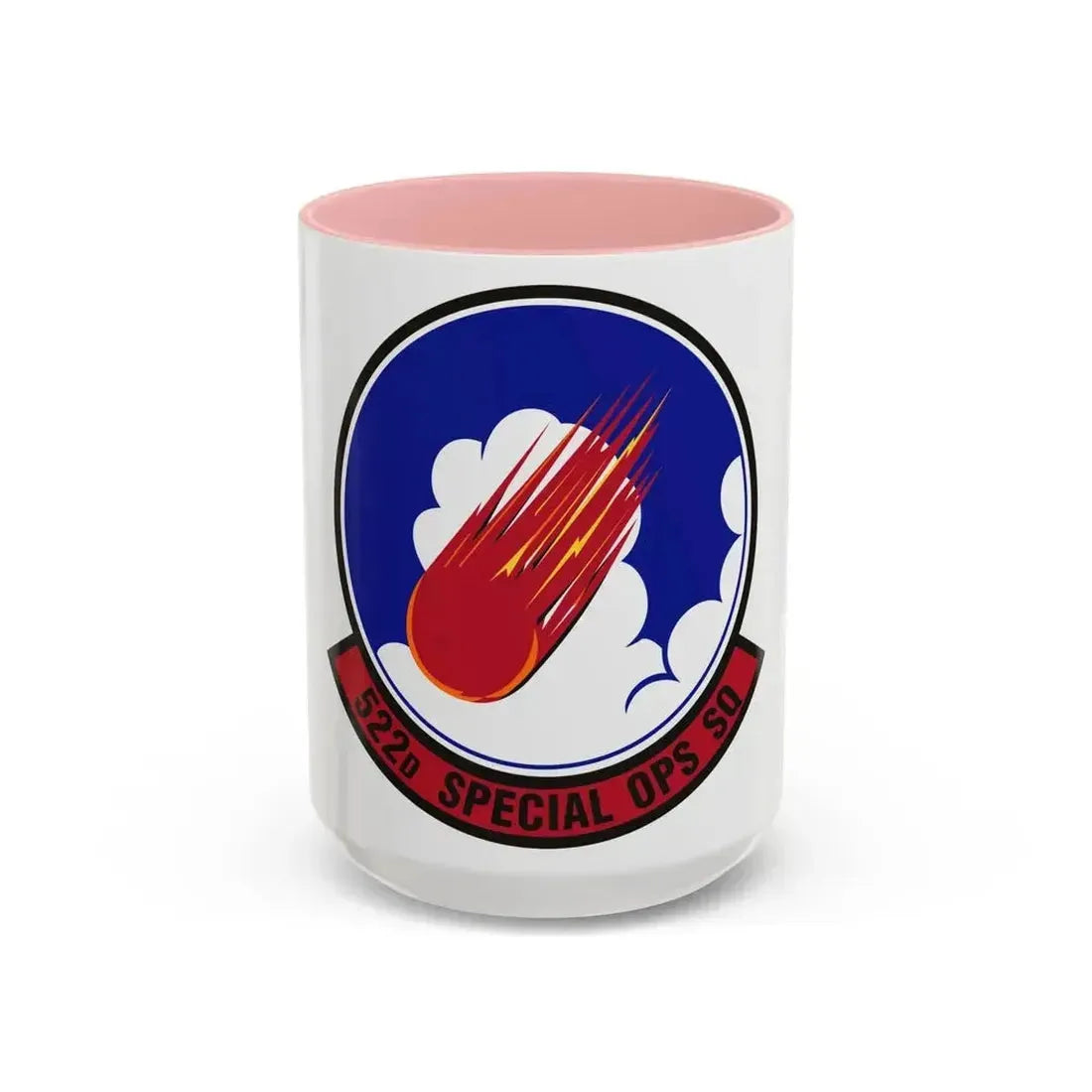 522d Special Operations Squadron (U.S. Air Force) Accent Coffee Mug 15oz Pink - Go Mug Yourself