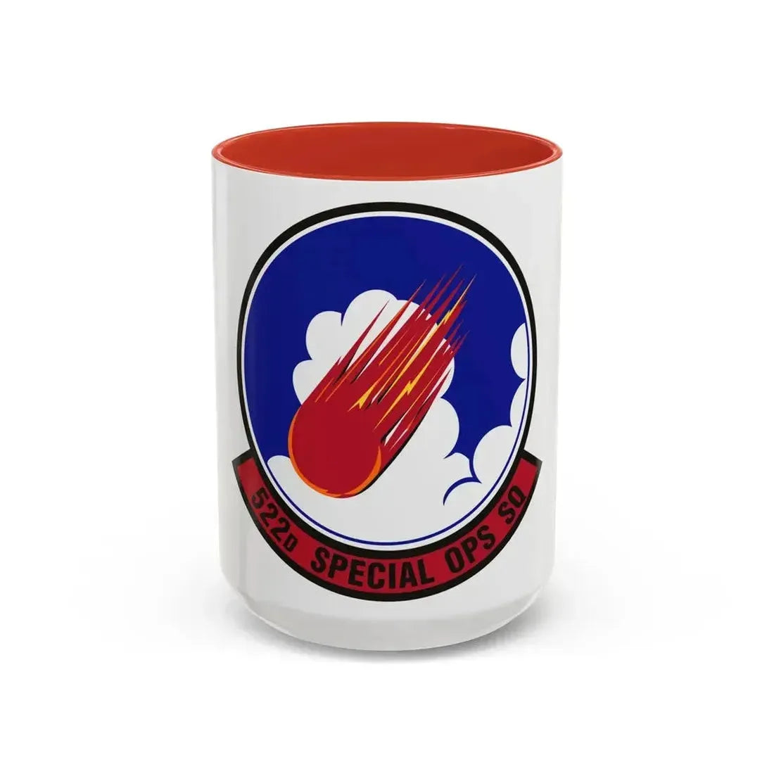 522d Special Operations Squadron (U.S. Air Force) Accent Coffee Mug 15oz Red - Go Mug Yourself