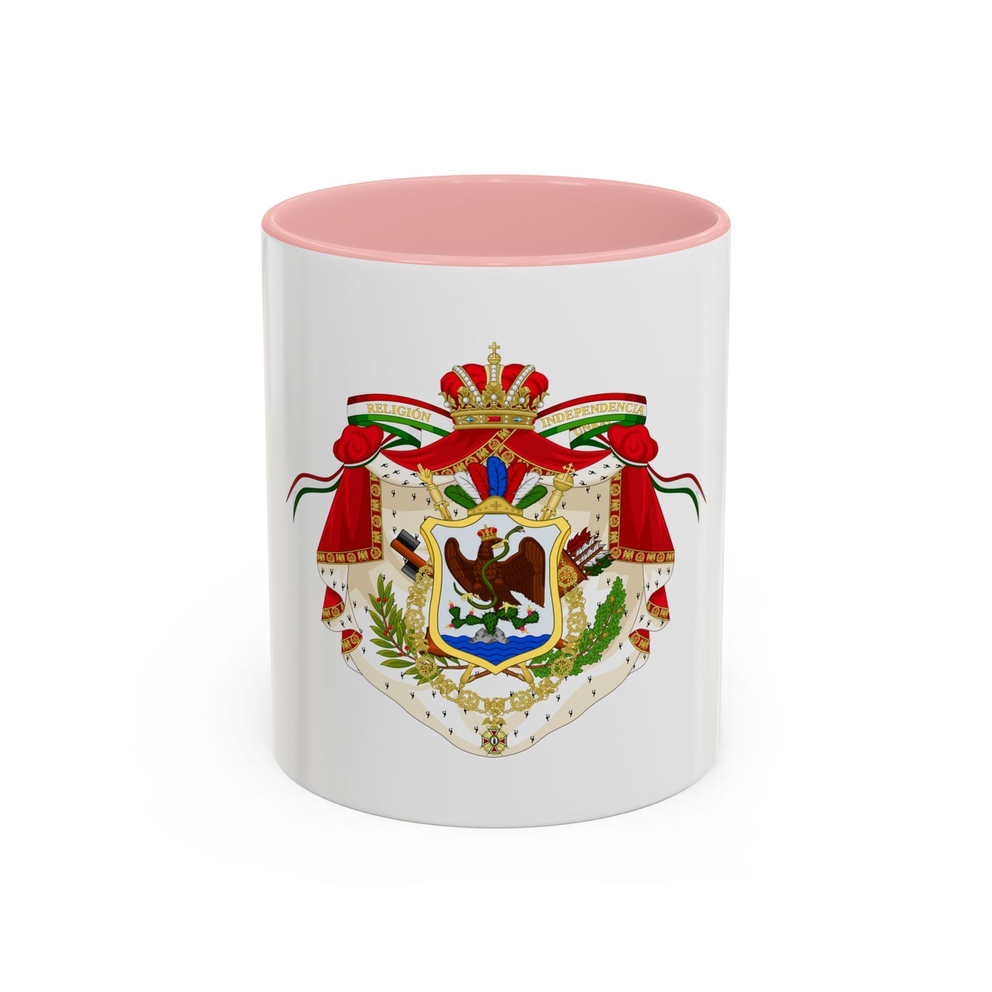 Coat of Arms of the First Mexican Empire - Accent Coffee Mug