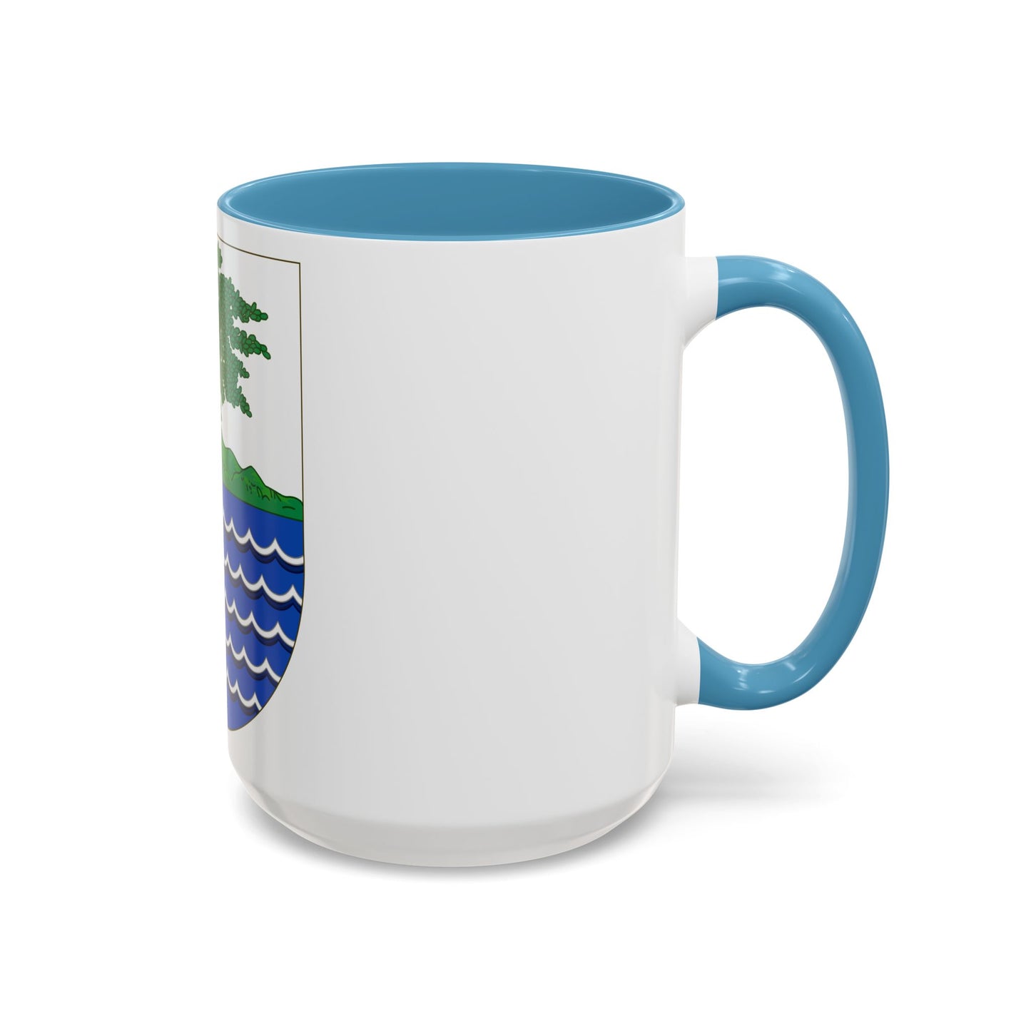 Coat of Arms of the Portuguese and Spanish Guinea - Accent Coffee Mug